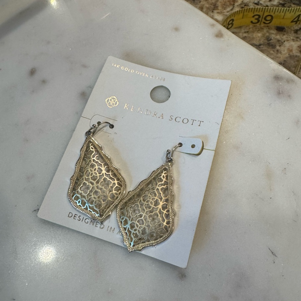 Kendra Scott Silver Filigree Earrings